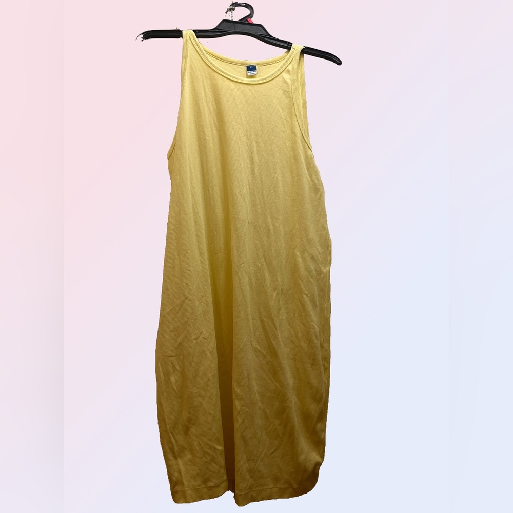 Old Navy Fitted Sleeveless Rib-Knit Mini Dress
